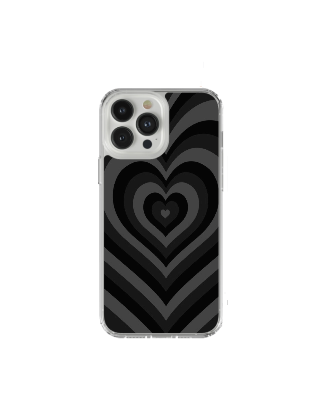 Black Layered Hearts