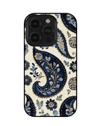 Blue paisley