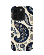 Blue paisley