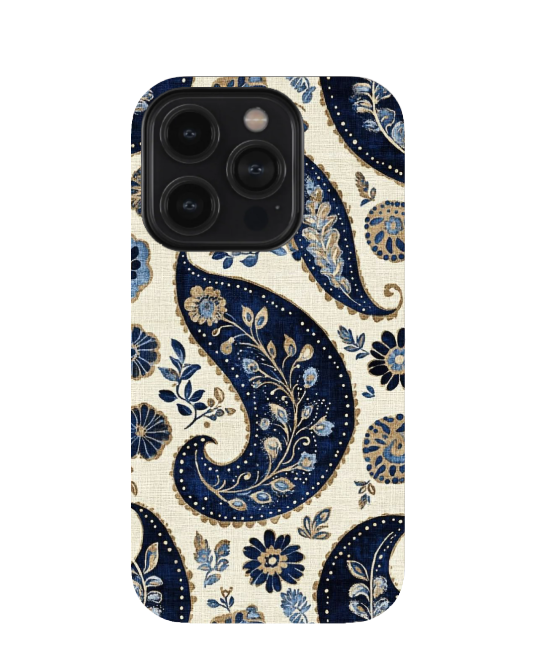 Blue paisley