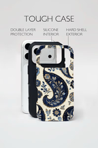Blue paisley