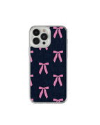Pink Bow Denim Case