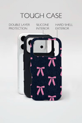 Pink Bow Denim Case