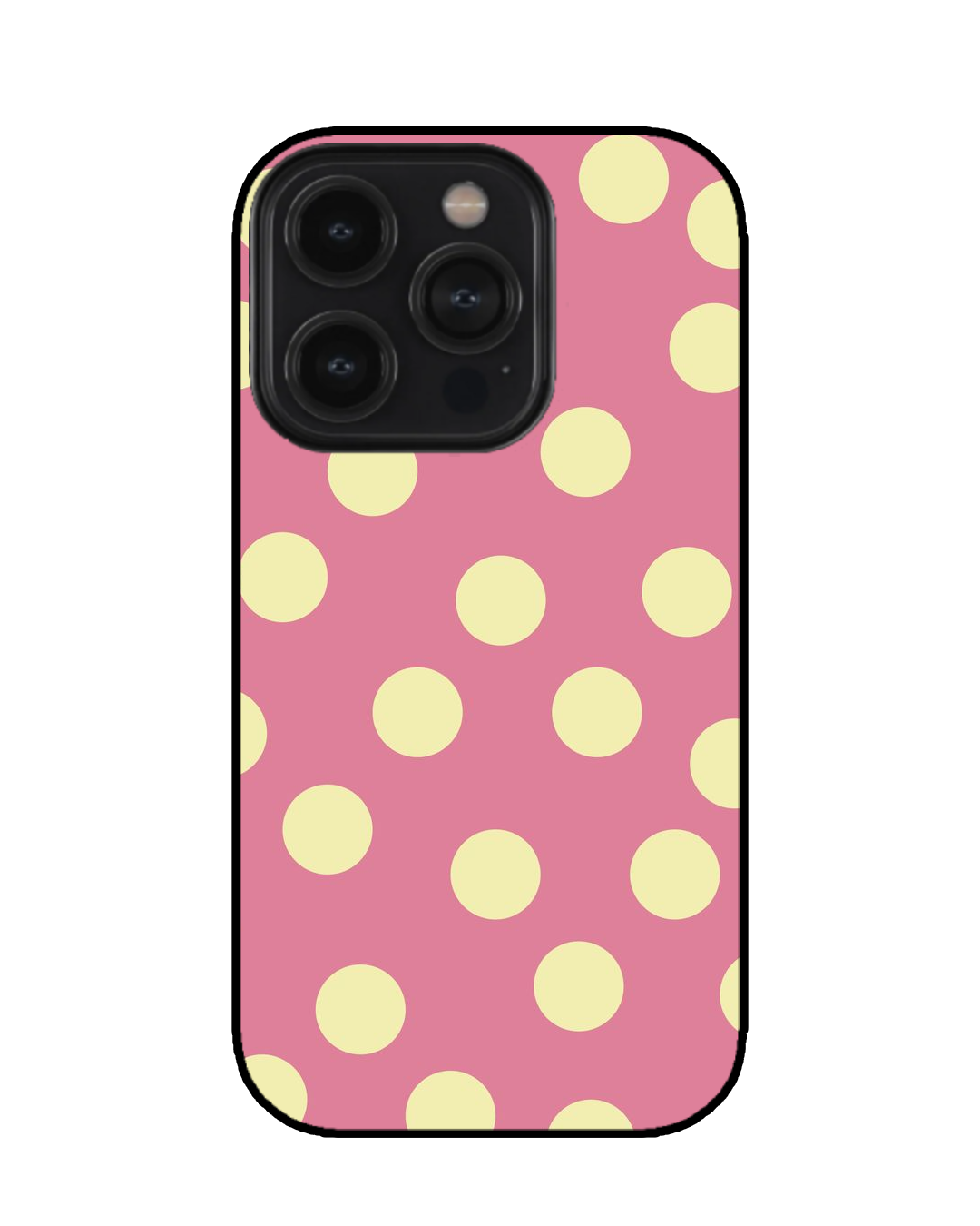 Pink & Yellow Polka Dot