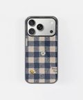 Plaid Bee Phone Case