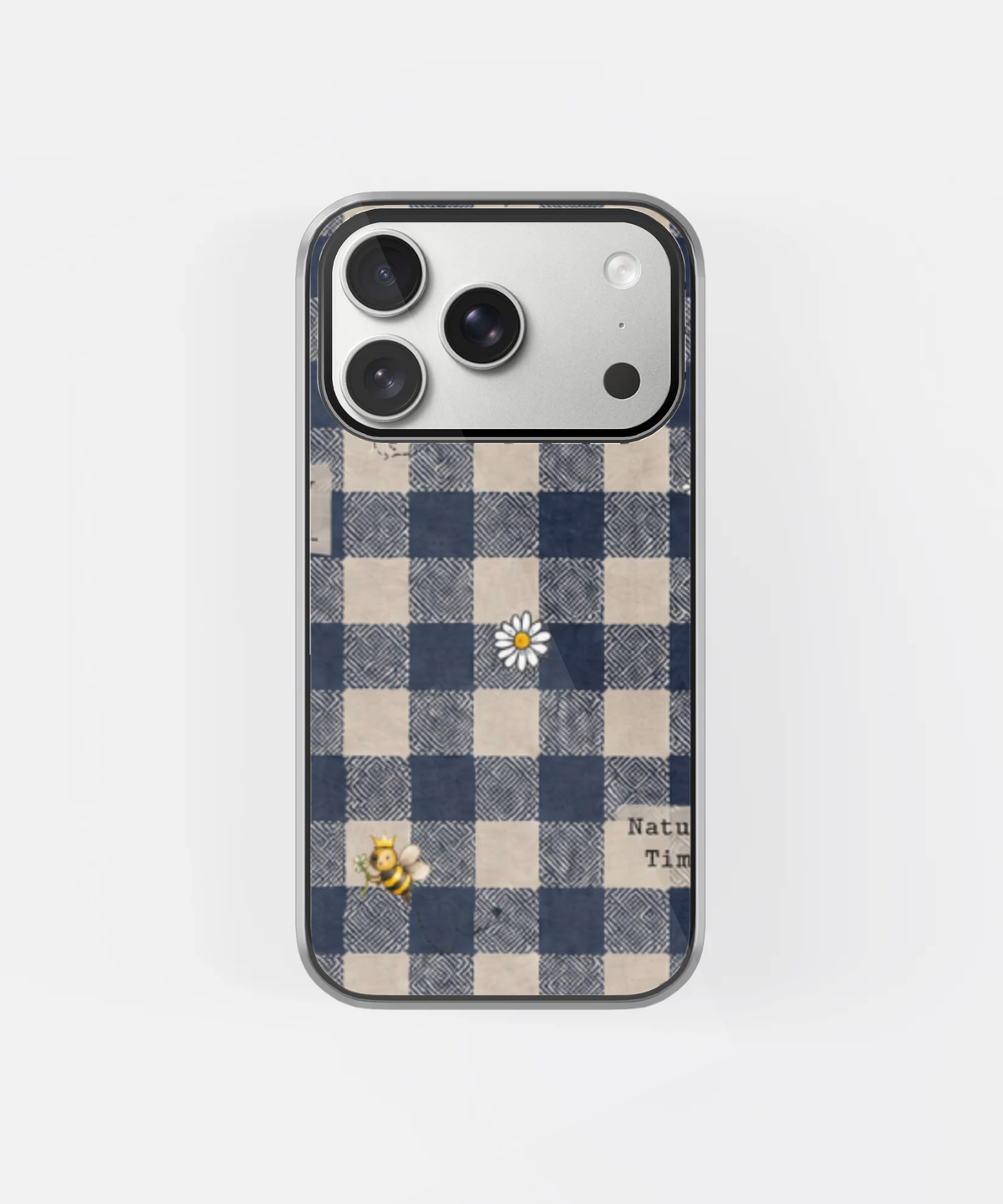 Plaid Bee Phone Case