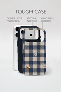 Plaid Bee Phone Case
