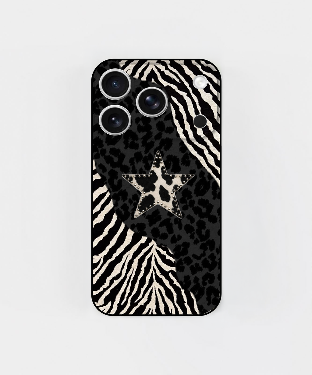 Zebra And Star Phone Case